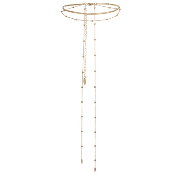 ettika Jewelry - Ettika That New Feeling Necklace Lariat 18K Gold